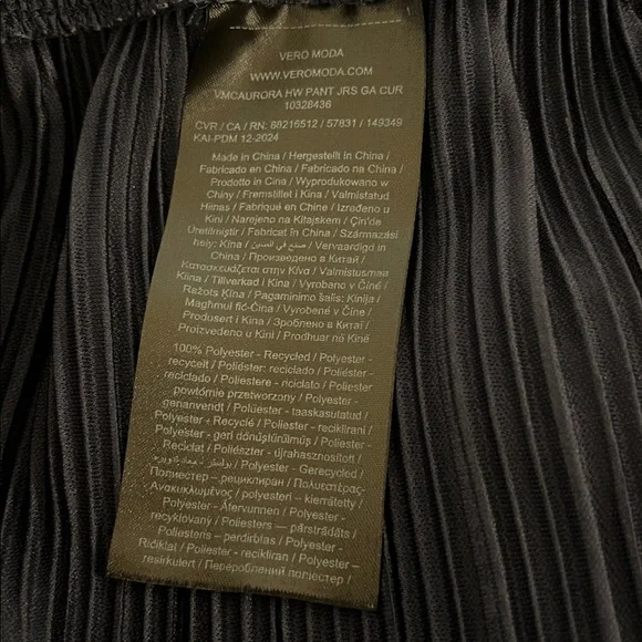 VERO MODA Navy Blue Pleated Wide Leg Pants size 3X - Picture 6 of 10